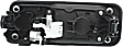2015 Ford F-150 - Front, Passenger Side Smooth Black Exterior Door Handle, Without Key Hole, Standard Cab Pickup