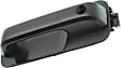 Front, Driver Side Exterior Door Handle, Smooth Black, With Key Hole, Without Power Lock