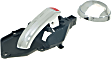 2012-2019 Fiat 500 - Front, Passenger Side Chrome Interior Door Handle, Without door lock button