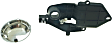 2012-2019 Fiat 500 - Front, Passenger Side Chrome Interior Door Handle, Without door lock button
