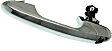 2012-2019 Fiat 500 - Front, Driver Side Chrome Exterior Door Handle, With Key Hole