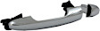 Front or Rear, Passenger Side Chrome Exterior Door Handle, Without Key Hole