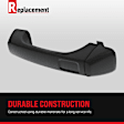 Front or Rear, Driver Side Silver Exterior Door Handle, Without Key Hole