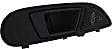 Front, Passenger Side Interior Door Handle, Textured Black, without Door Lock Hole, without Power Window Switch Hole, S Model, 4 Cyl., 1.6L Engine