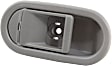 Front or Rear, Driver or Passenger Side Gray Interior Door Handle, Without Door Lock Hole
