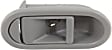 Front or Rear, Driver or Passenger Side Gray Interior Door Handle, Without Door Lock Hole