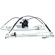 Front, Driver Side Power Window Regulator, With Motor