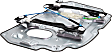 Front, Passenger Side Power Window Regulator, Without Motor