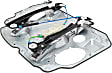 Front, Passenger Side Power Window Regulator, Without Motor