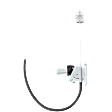 2001 Freightliner FLD120 - Front, Passenger Side Power Window Regulator, With Motor