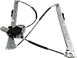 Front, Driver Side Power Window Regulator, With Motor