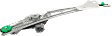 Front or Rear, Driver Side Window Regulator, Power