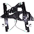 Front, Passenger Side Power Window Regulator, with Motor, 2-Pin Connector