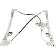 Front, Passenger Side Window Regulator, Manual, Extended Cab