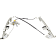 Front, Passenger Side Window Regulator, Manual, Extended Cab