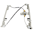 Front, Driver Side Window Regulator, Manual, Extended Cab