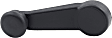 Front or Rear, Driver or Passenger Side Window Crank, Textured Black