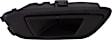 Rear, Driver Side Interior Door Handle, Textured Black, Without Door Lock Hole, For 14-16 S Model