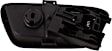 Rear, Driver Side Interior Door Handle, Textured Black, Without Door Lock Hole, For 14-16 S Model