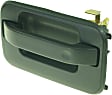 Rear, Driver Side Exterior Door Handle, Textured Black, Without Key Hole, With Metal Connector