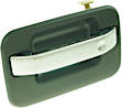 2010 Ford F-150 - Rear, Driver Side Chrome Lever with Primed Bezel Exterior Door Handle, Without Key Hole