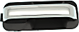 Rear, Driver Side Exterior Door Handle, Black Bezel With Chrome Lever, Without Key Hole, Without Power Lock
