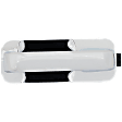 Rear, Driver Side Chrome Exterior Door Handle, Without Key Hole