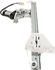 Rear, Passenger Side Window Regulator, Power, With 6-Prong Connector
