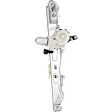 Rear, Passenger Side Power Window Regulator, With Motor