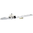 Rear, Passenger Side Power Window Regulator, With Motor
