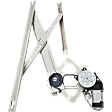 Rear, Passenger Side Power Window Regulator, with Motor