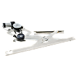 Rear, Driver Side Power Window Regulator, with Motor
