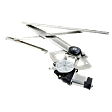 Rear, Driver Side Power Window Regulator, with Motor