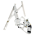Rear, Driver Side Power Window Regulator, with Motor