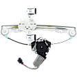 2006-2011 Mercury Milan - Rear, Passenger Side Power Window Regulator, With Motor