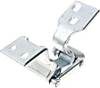 Passenger Side, Upper - Back Door Door Hinge, Chrome