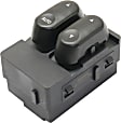 2006 Ford F-250 Super Duty - Front, Driver Side Window Switch, Standard Cab Pickup, Black, 2 Buttons