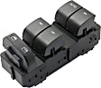 2010 Ford Explorer - Front, Driver Side Window Switch, Black, 5 Buttons