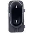 1997-2001 Ford F-150 - Front, Passenger Side/Front or Rear, Driver or Passenger Side Window Switch, Black