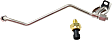 EGR Pressure Feedback Sensor, 8 Cylinder, 6.4L Engine, Blade Type, 3-Prong Male Terminal, with 2 Vacuum Ports and Tube, At EGR