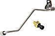 EGR Pressure Feedback Sensor, 8 Cylinder, 6.4L Engine, Blade Type, 3-Prong Male Terminal, with 2 Vacuum Ports and Tube, At EGR