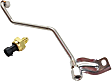 EGR Pressure Feedback Sensor, 8 Cylinder, 6.4L Engine, Blade Type, 3-Prong Male Terminal, with 2 Vacuum Ports and Tube, At EGR