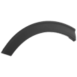 Rear, Passenger Side, Rear Section Fender Trim, Textured Black, CAPA Certified
