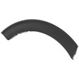 Rear, Passenger Side, Rear Section Fender Trim, Textured Black, CAPA Certified