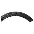 Rear, Passenger Side, Rear Section Fender Trim, Textured Black, CAPA Certified