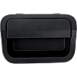 Tailgate Handle, Textured Black Plastic Without Camera Hole Without Key Hole