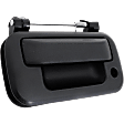 Tailgate Handle, Black, Without Camera Hole