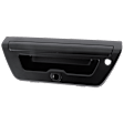 Tailgate Handle, Smooth Black Plastic With Camera hole Without Key Hole