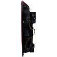 Passenger Side Tail Light, with Bulb, Halogen, Clear and Red Lens, CAPA CERTIFIED