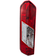 Driver Side Tail Light, with Bulb, Halogen, Clear and Red Lens